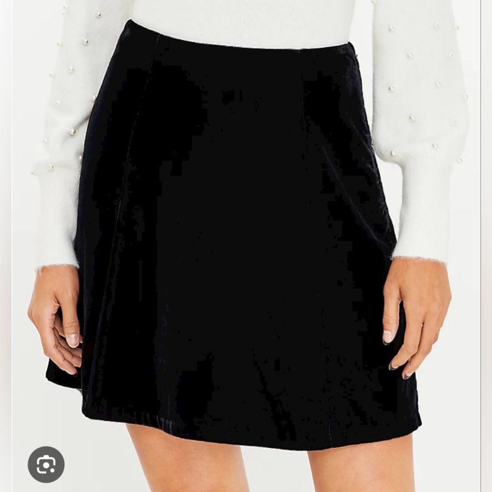 Loft Velvet Skirt